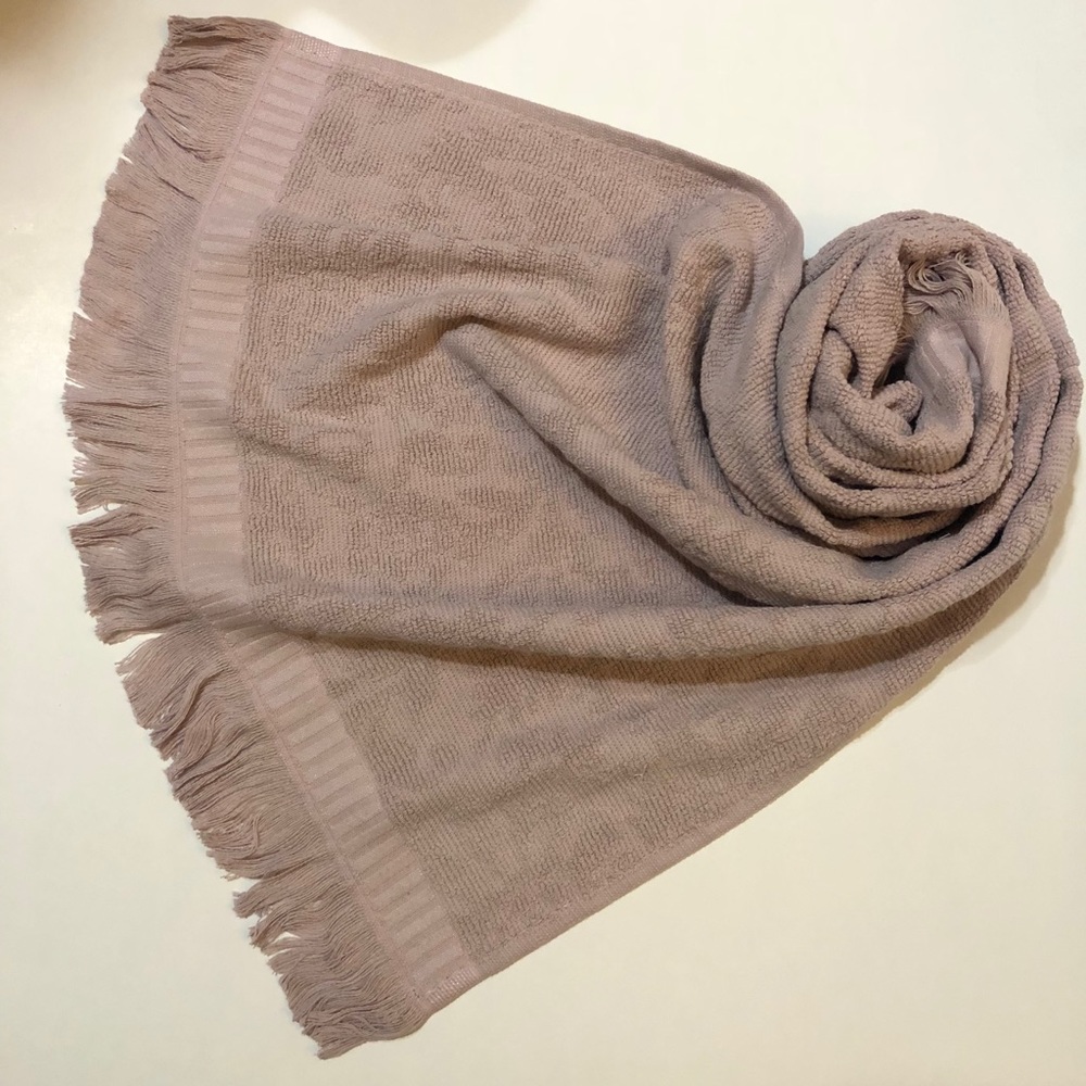 Luxury Flower Patterned Cotton Turkish Hand Towel